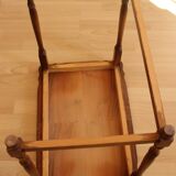 Side table made of walnuttreewood, vintage from the 1960s