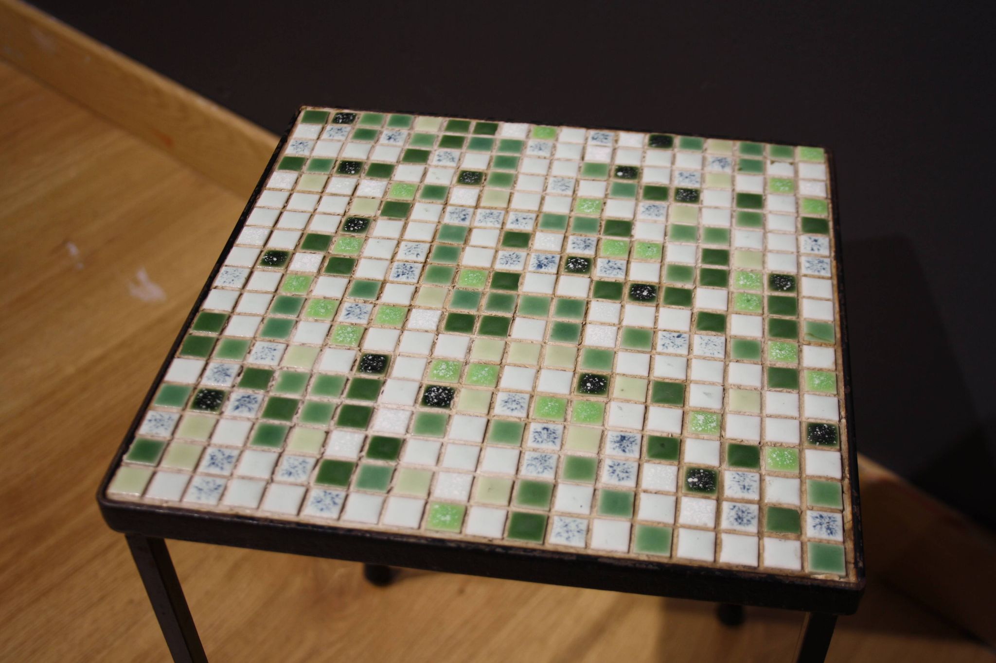 Small mosaic tile side table