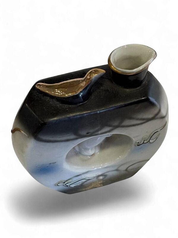 Vase en porcelaine Japonais Chat Porte-Bonheur