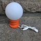 Lampe vintage orange