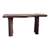 Nice brutalist wooden bench.