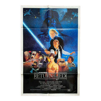 Affiche cinéma originale "Le Retour du Jedi" Star Wars 69x104cm 1983