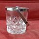 Crystal ice bucket, vintage.