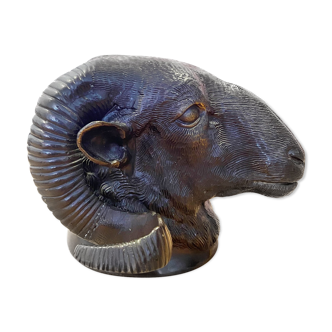 Bronze ram's head - 50s