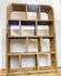 Art Deco library in elm and beech wood