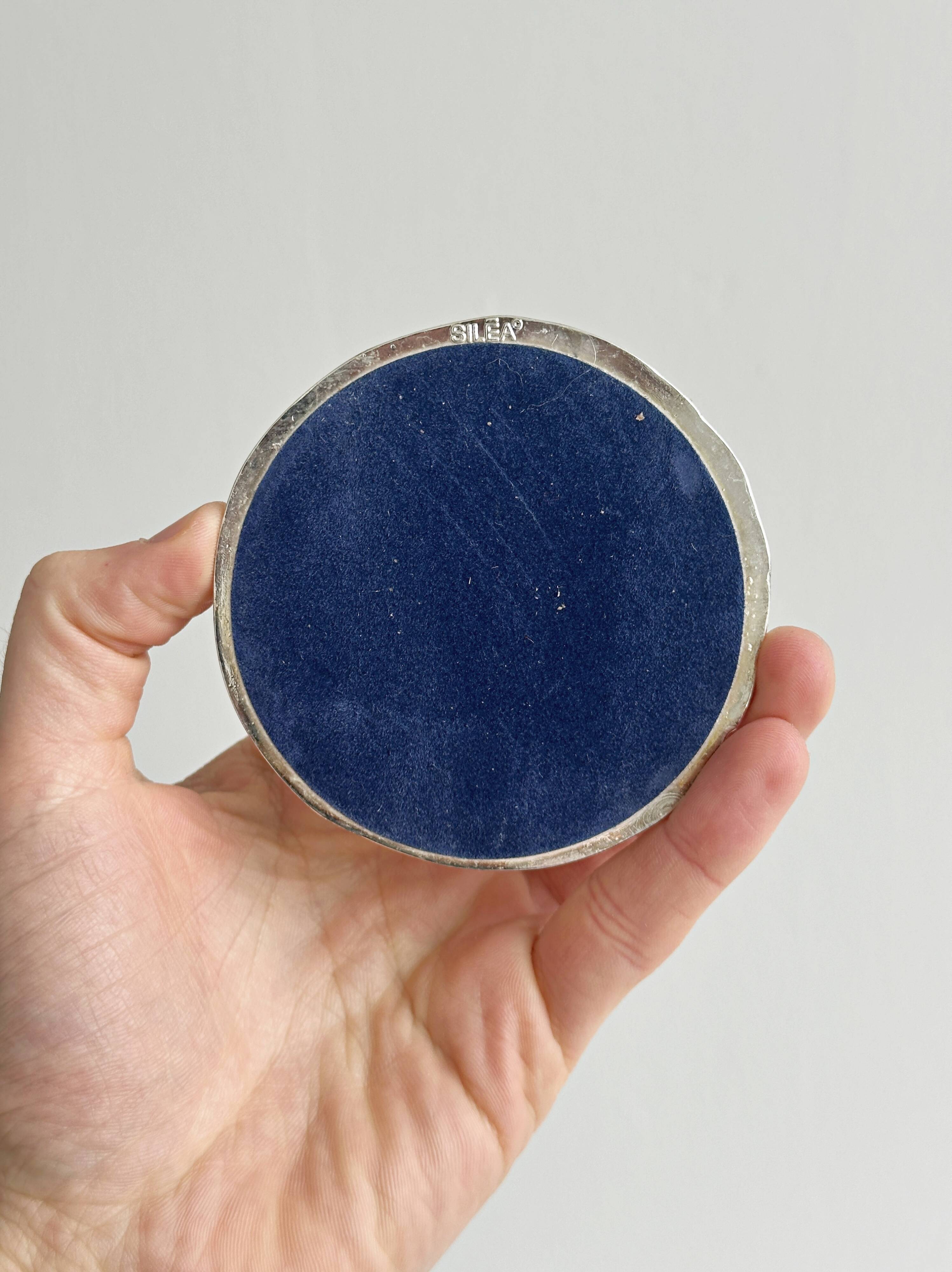 Set of 6 metal coasters