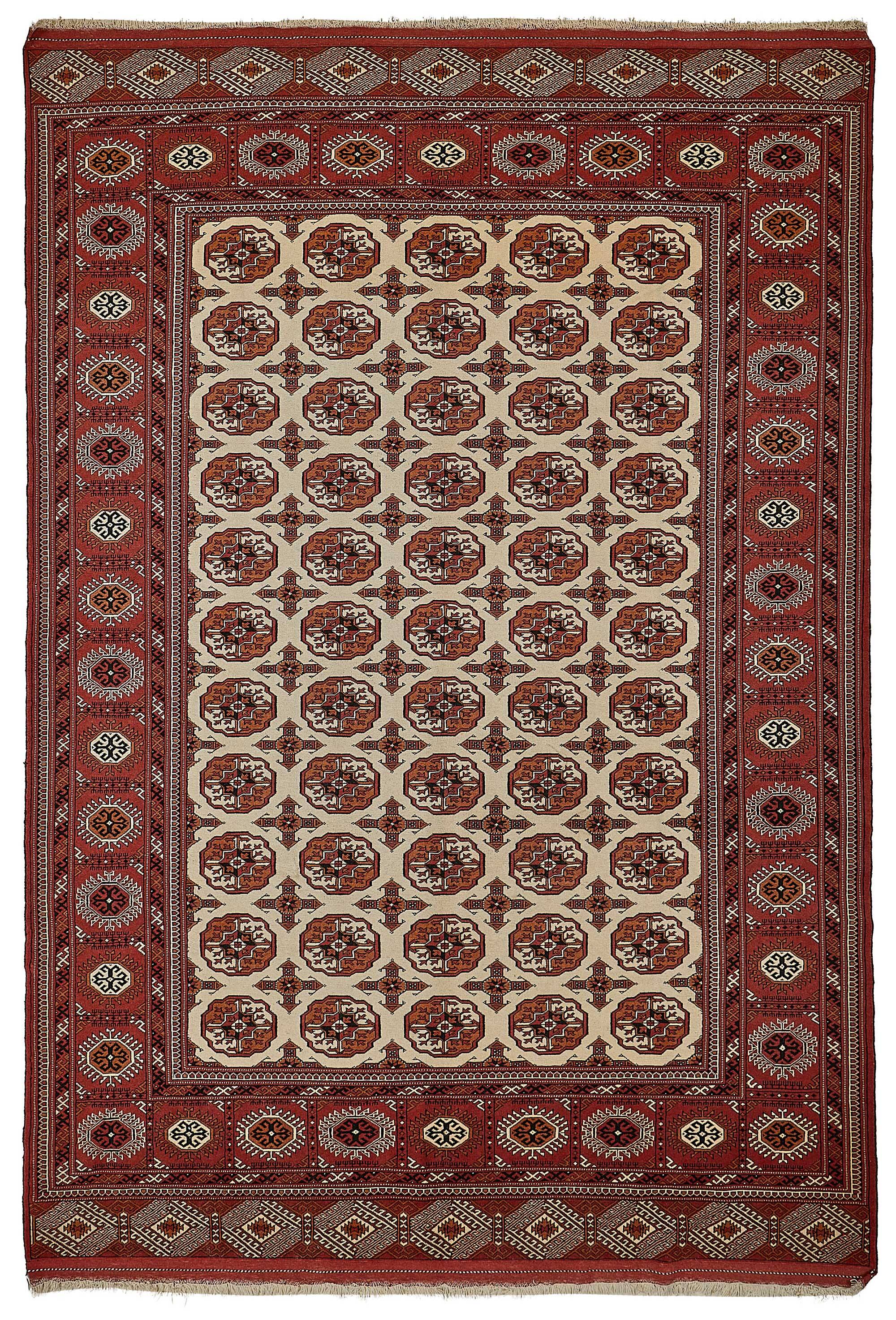 Turkish Handknotted Wool Oushak Rug 207 cm x 302 cm