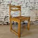 6 Regain House chairs - Elm and straw - 1980 - Vintage - Brutalist