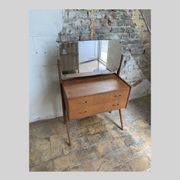 Danish teak dressing table by A.G. Spelj Kobberskyttet, 1960s.