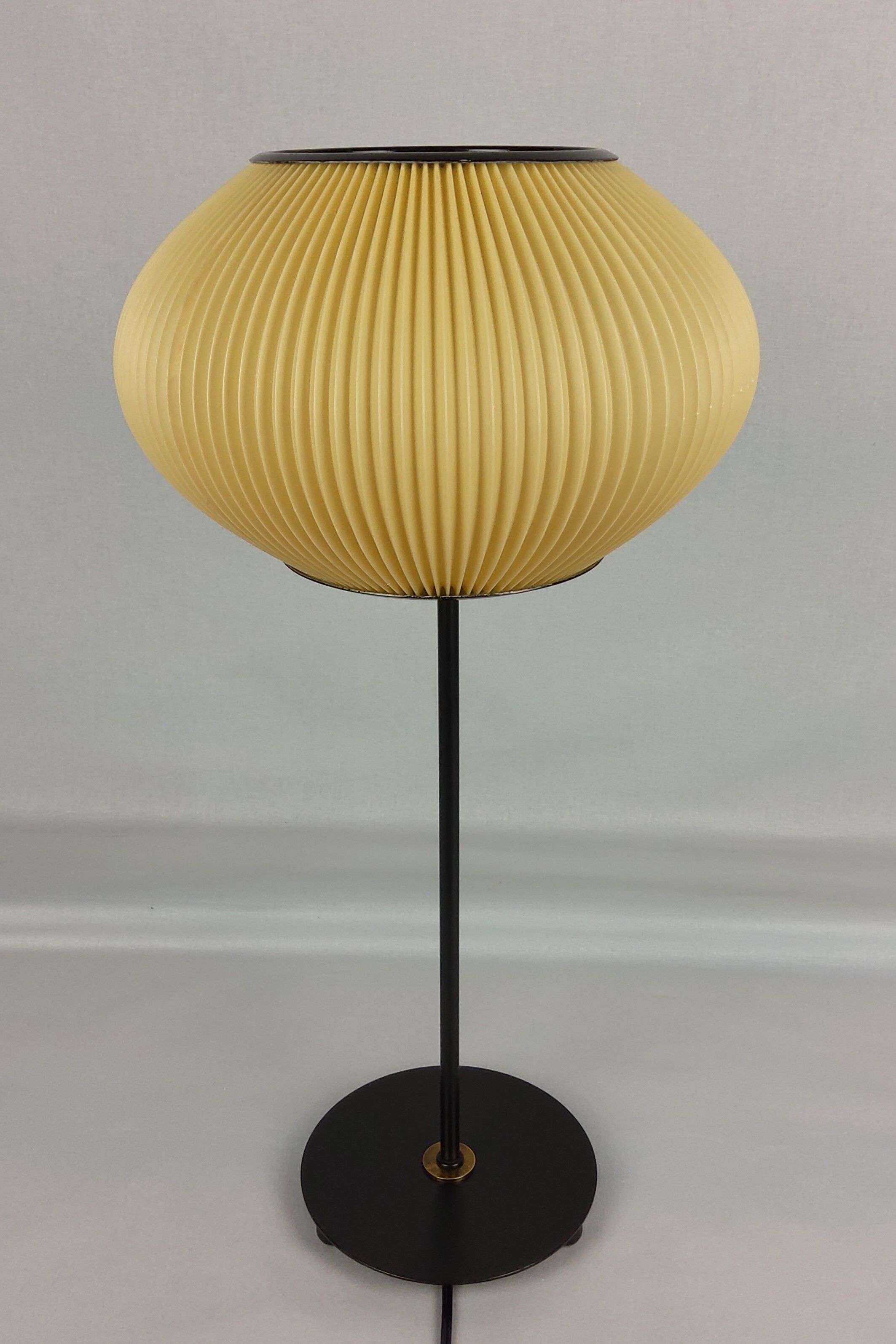 Lampe vintage abat-jour Rispal 1960