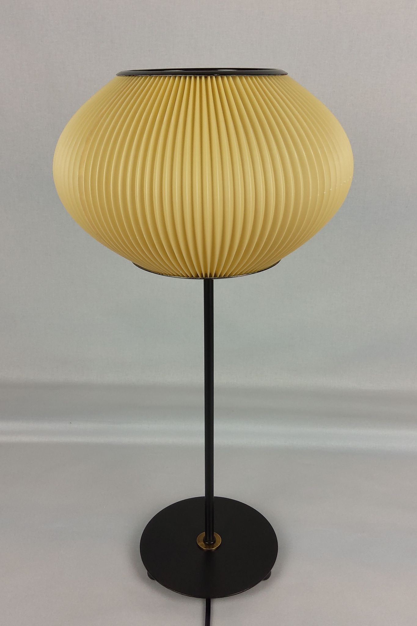 Lampe vintage abat-jour Rispal 1960