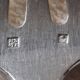 6 silver-plated oyster forks Joseph Buisson Orbrille