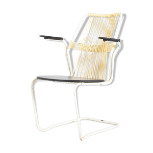 Swedish metal-backed - armchair