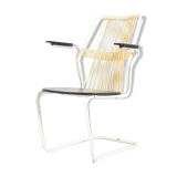Swedish metal-backed armchair 1960s