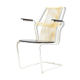 Swedish metal-backed armchair 1960s