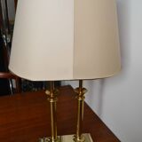 Lampe vintage  à colonnes Deknudt années 70
