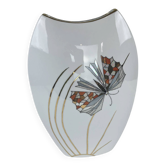 Hand-painted porcelain vase