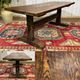Table monastère anglaise en chêne XIXème