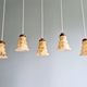 Art Deco pendant light in marbled opaline glass, 1920s-30s