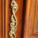 Louis XV style bonnetière in solid cherry wood