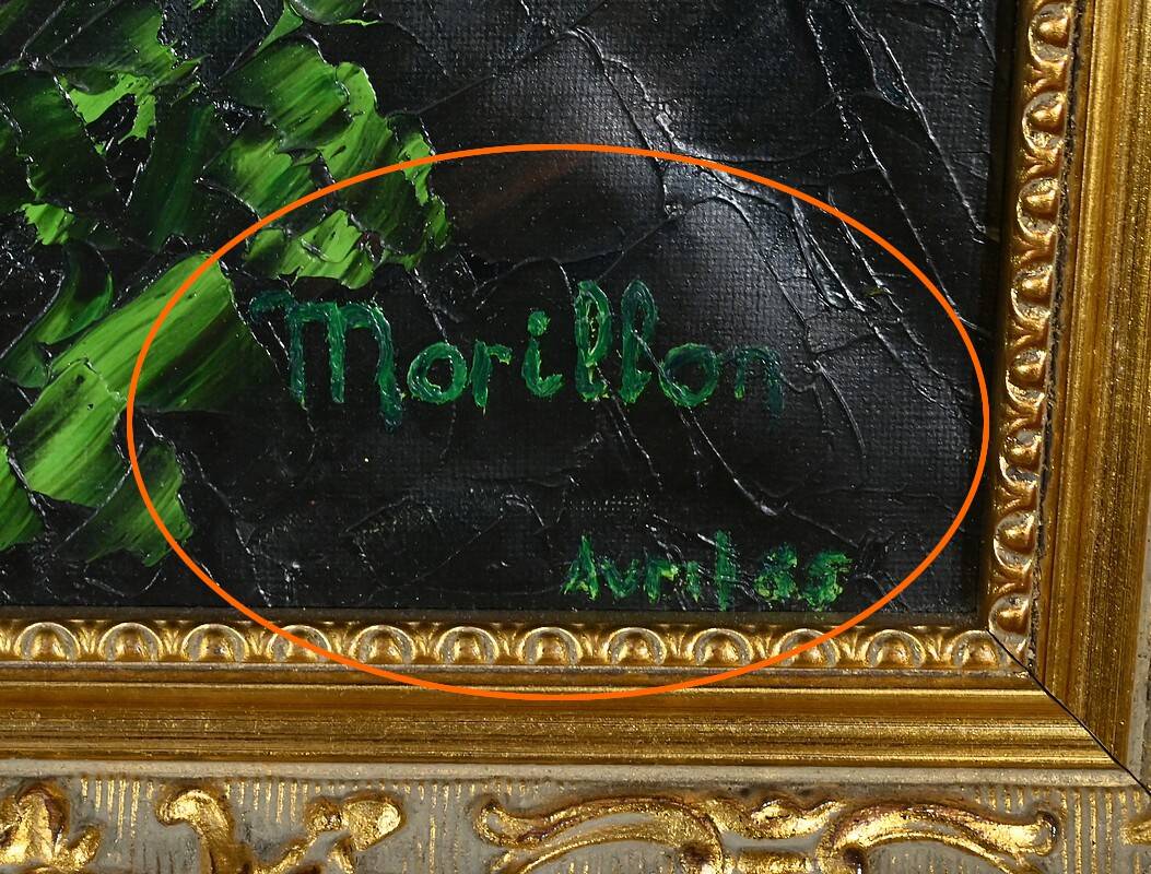 Important Oil on Canvas “La Tahitienne” signed Morillon – 1985