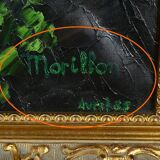 Important Oil on Canvas “La Tahitienne” signed Morillon – 1985