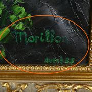 Important Oil on Canvas “La Tahitienne” signed Morillon – 1985