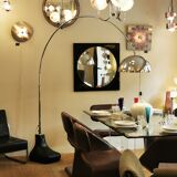 Italian design mirror XL vintage 80s