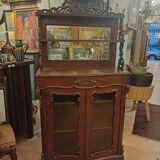Small mahogany cabinet from the Napoleon III period, in its original 19th-century condition.