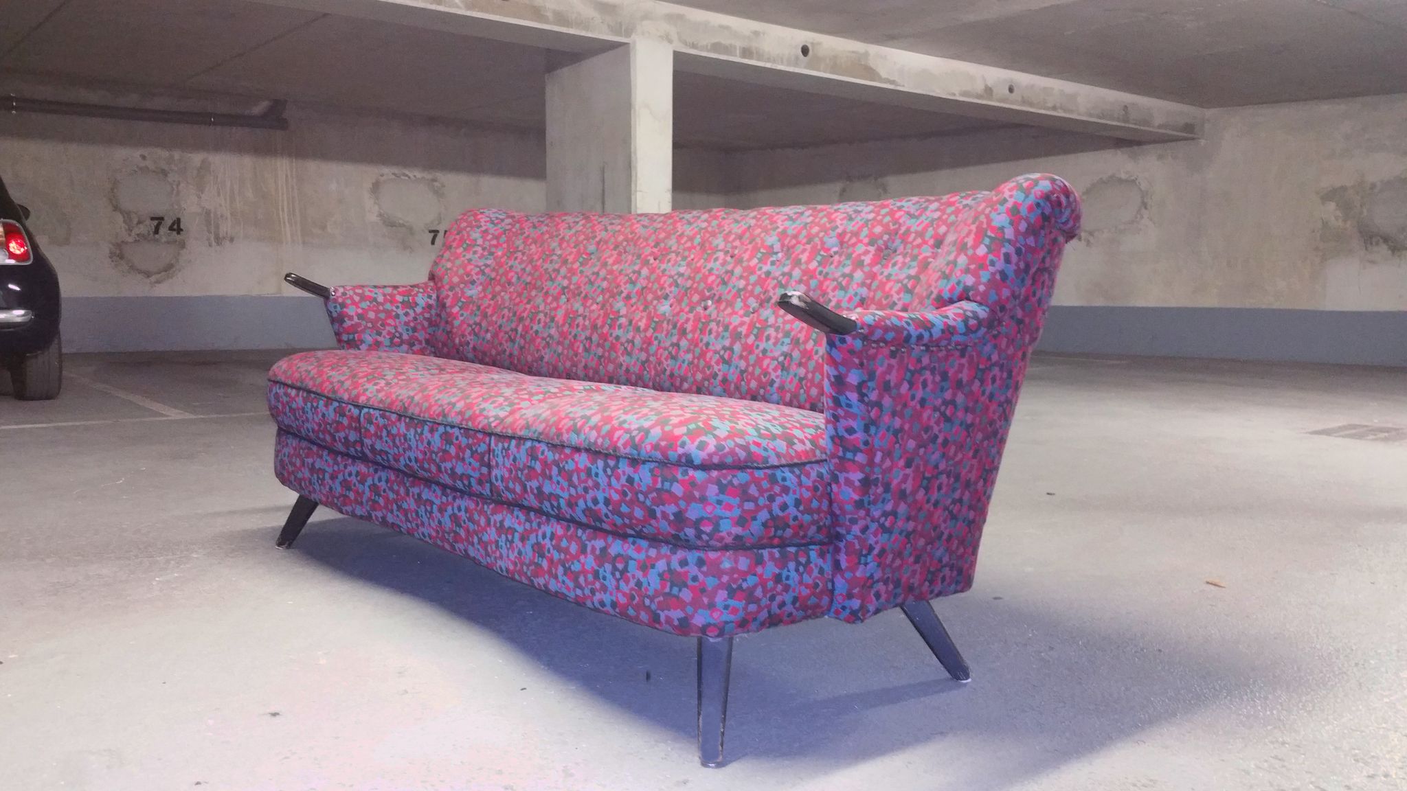 Sofa sanish 40s 50s restored