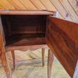 Bedside table with curved legs