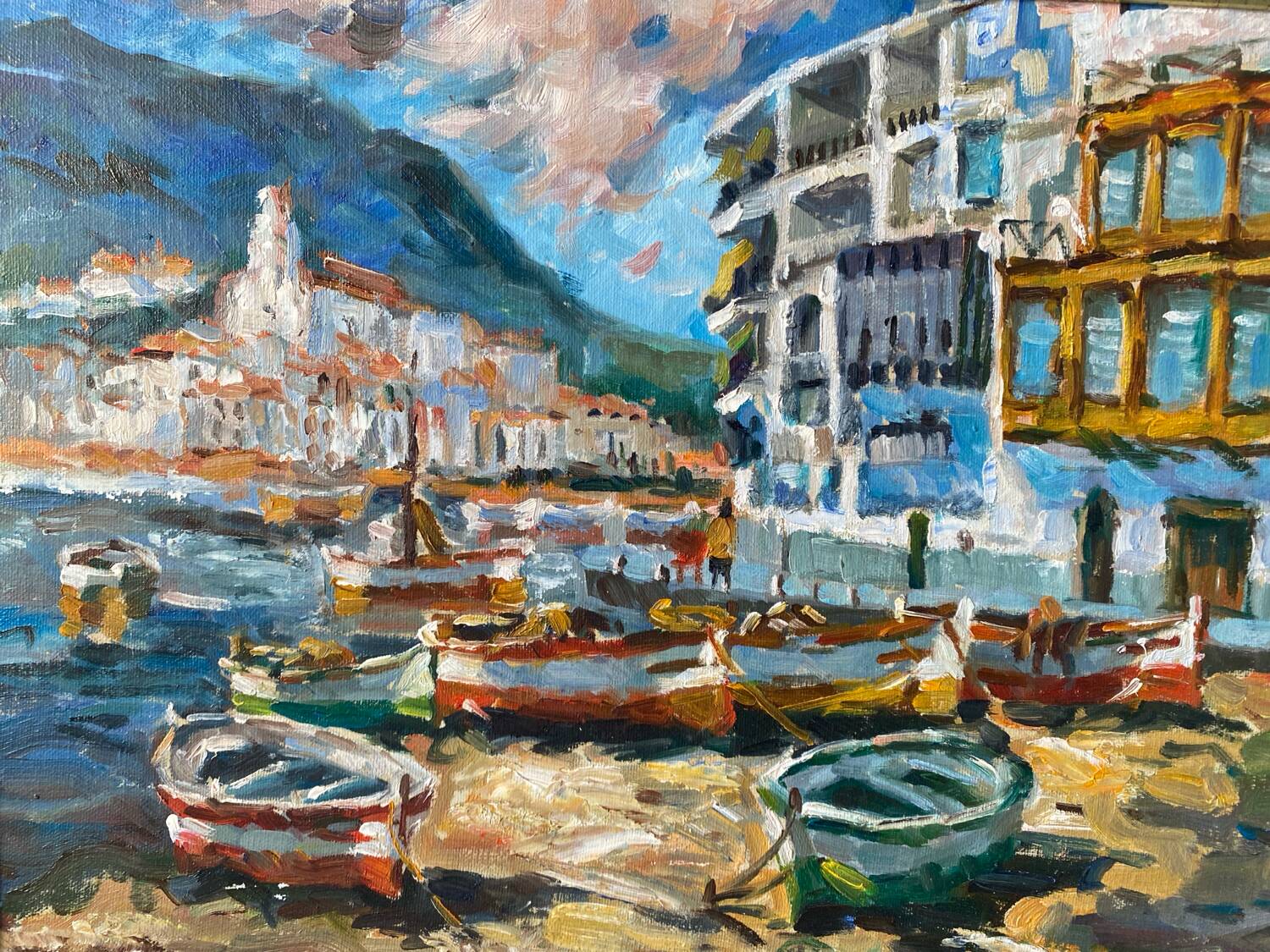 Mediterranean fishing port