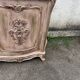Louis XV style side table – door carved with floral decoration