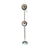 Ancien lampadaire REGGIANI G21 Made in Italy à 2 globes vintage design 1970