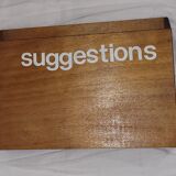 Suggestion box - vintage