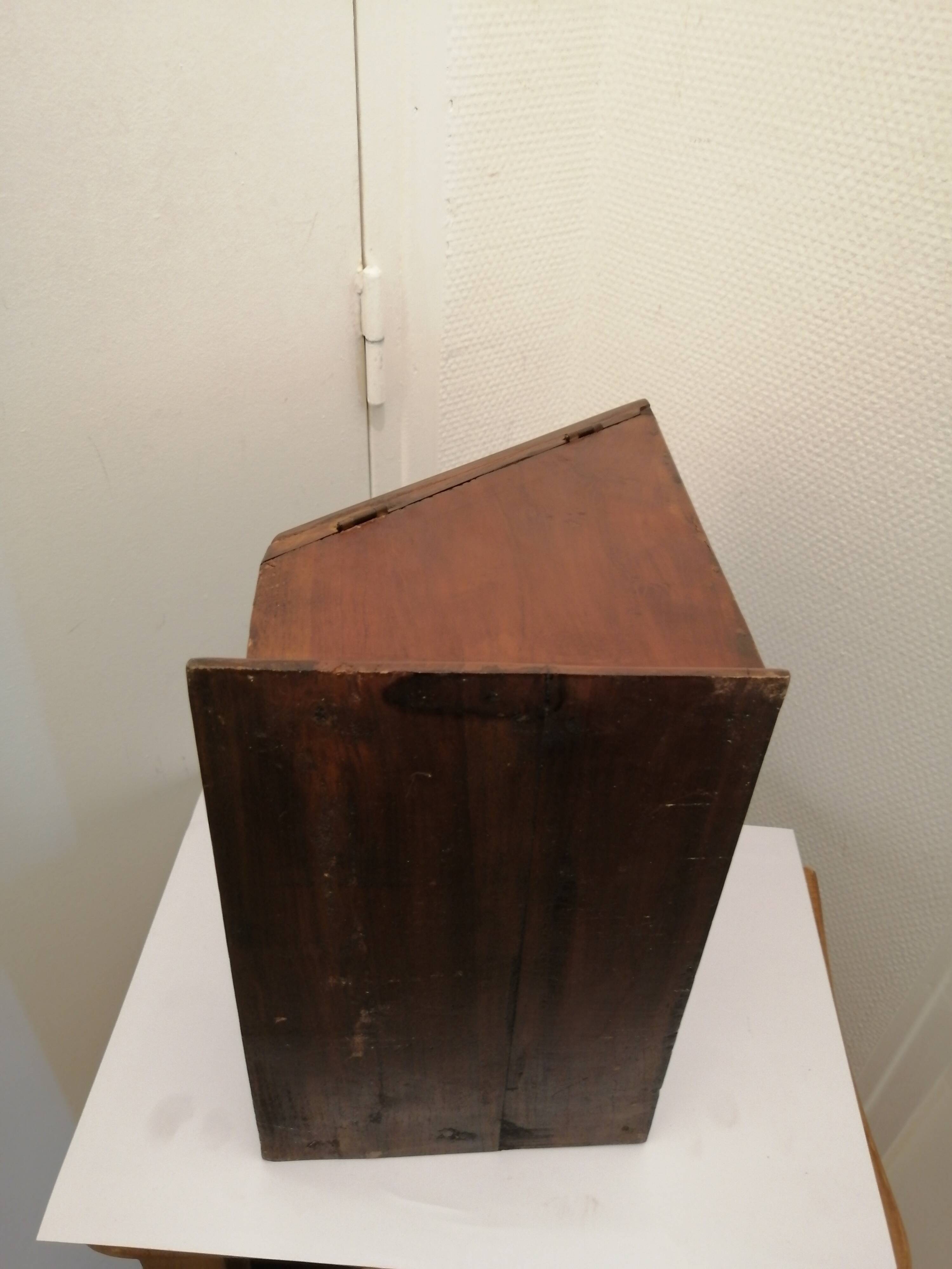 Vintage solid wood mail holder