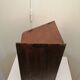 Ecritoire porte courrier  en bois massif vintage