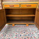 Low buffet / Art Deco sideboard (1930s) revamped in Folk / Bohemian style.