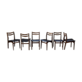 Série 6 chaises scandinaves