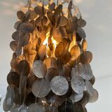 Vintage chandelier with mother-of-pearl tassels