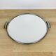 Plateau miroir rond années 50
