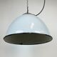 Industrial Grey Enamel Factory Lamp with Cast Iron Top from Zaos, 1960