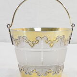 Ice bucket glacons in solid silver vermeil london 1864 victorian era