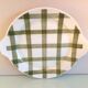 Moulin des Loups pie dish green tablecloth model / 50s-60s