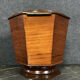 Asia 19th: Rare precious wooden tea box and stamped marquetry