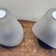 Pair of Murano mushroom lamps