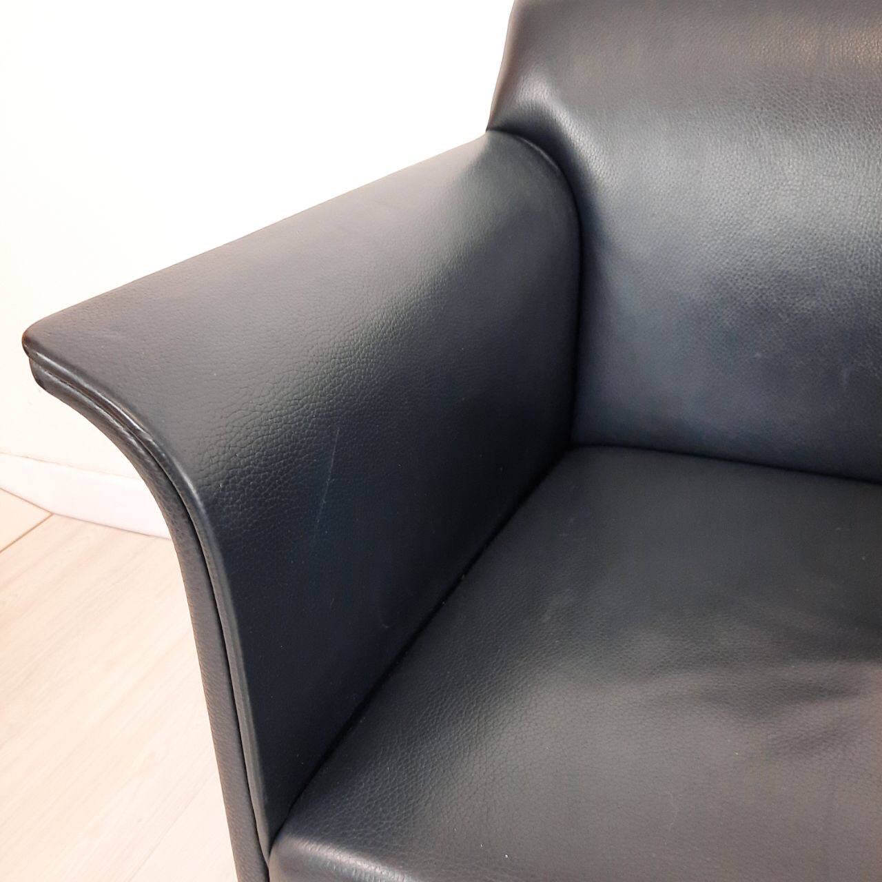 Quatre fauteuils de Matteo Grassi cuir années 1990/2000