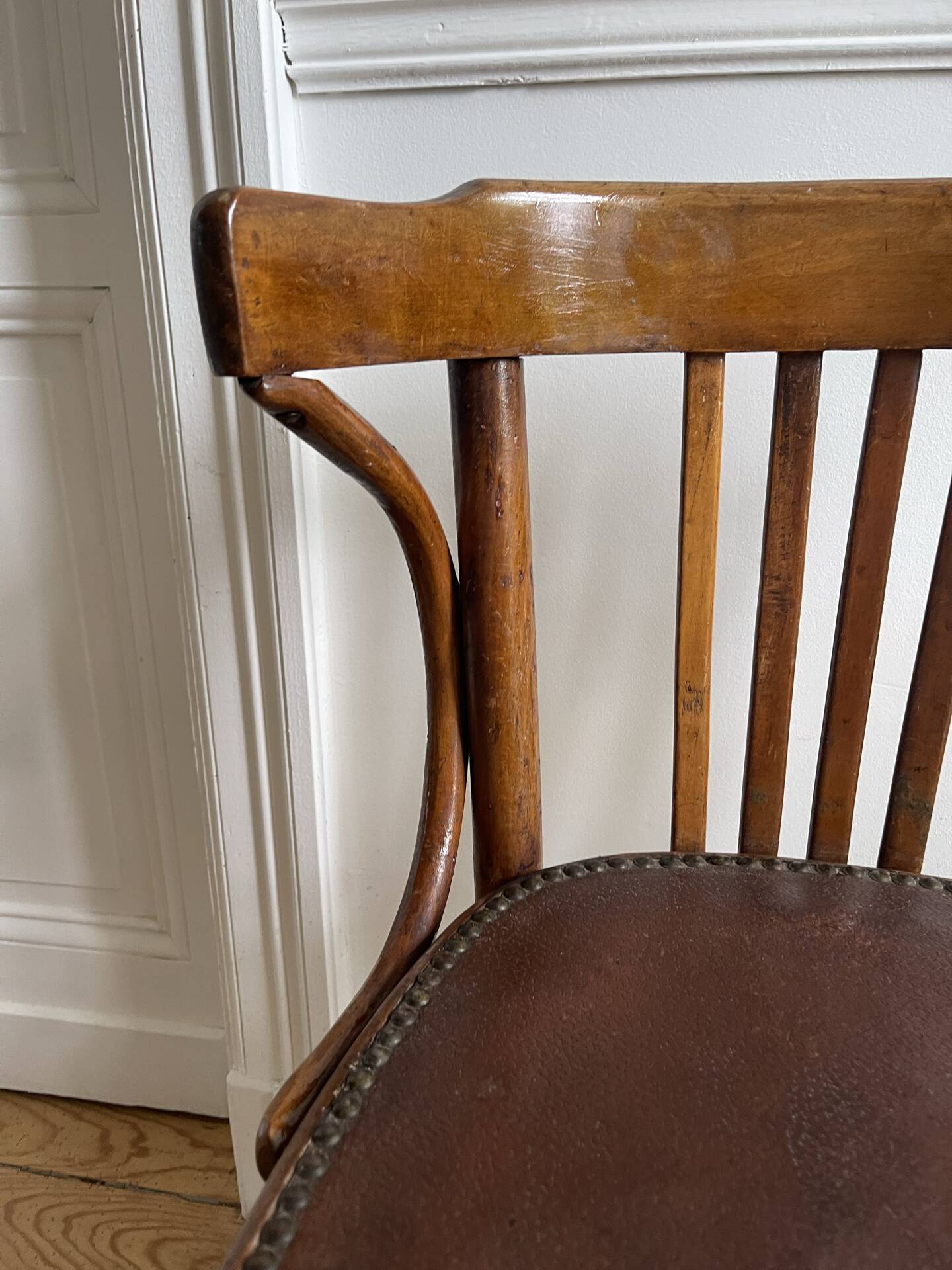 American office chair from the early 20th century.