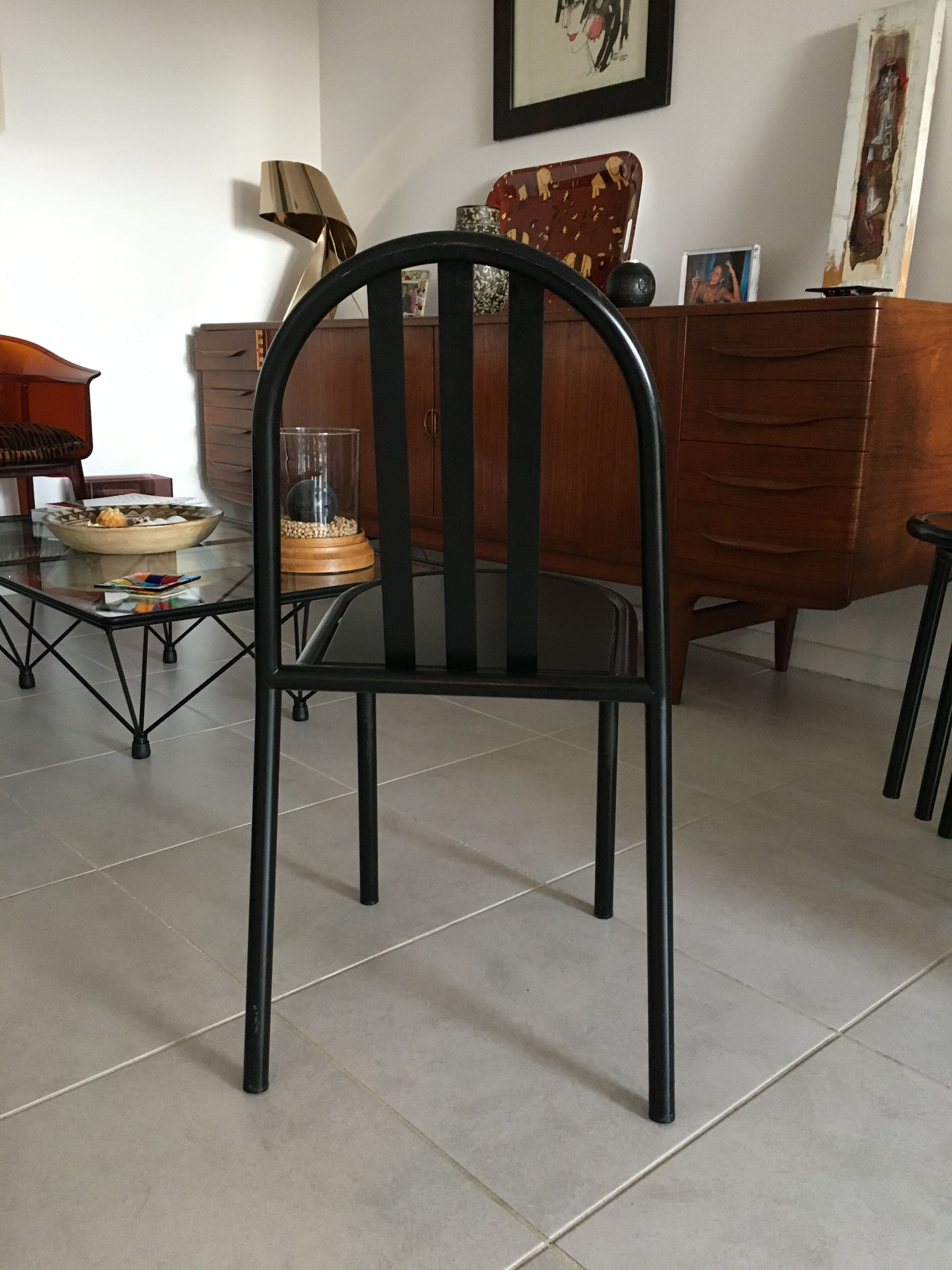 4 chaises villa cavrois de Robert Mallet Stevens, edition inconnue récente