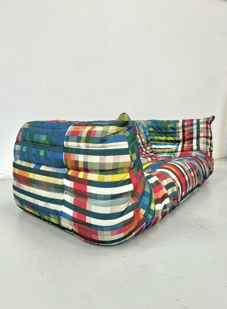 Limited edition Togo Shanghai 3-seater sofa with armrests by Cristian Zuzunga for Ligne Roset, 2012